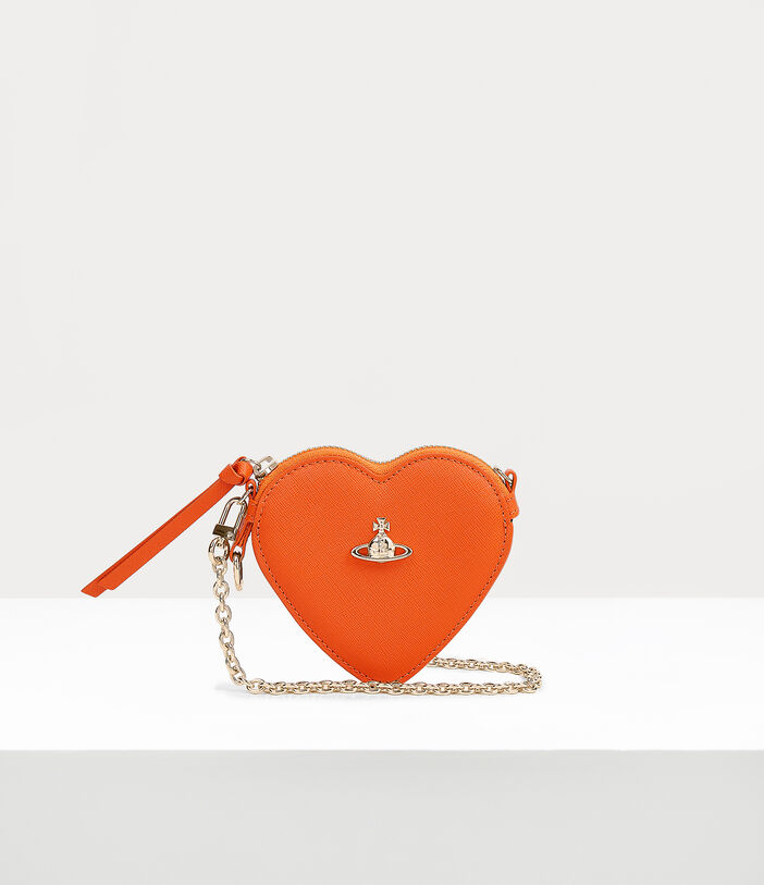 Vivienne Westwood SAFFIANO HEART WRISTLET